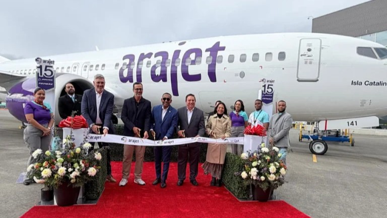  Arajet recibe en Seattle su aeronave número 15